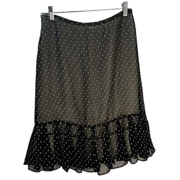 NWOT Ann Taylor LOFT Chiffon‎ Tulip Skirt 6P - Picture 1 of 7